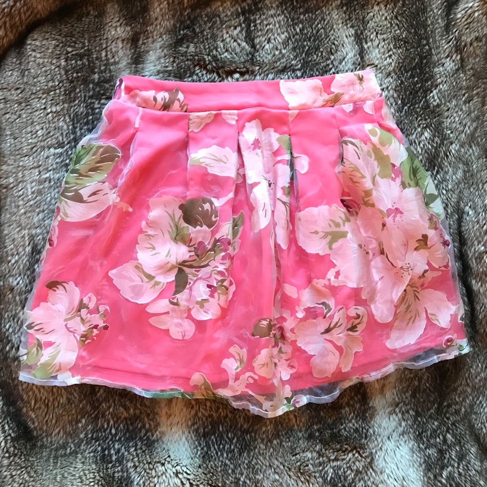 Girls floral skirt